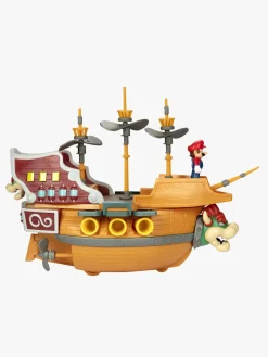 Legetøjsfigurer-SuperMario Nintendo Super Mario Bowsers Skib Deluxe Legesæt