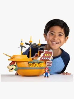 Legetøjsfigurer-SuperMario Nintendo Super Mario Bowsers Skib Deluxe Legesæt