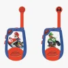 Elektronik & Media-SuperMario Nintendo Super Mario Mario Kart Walkie Talkie, Blå/Rød