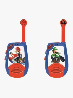 Elektronik & Media-SuperMario Nintendo Super Mario Mario Kart Walkie Talkie, Blå/Rød