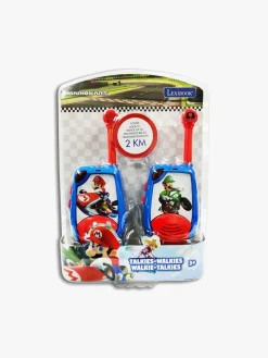 Elektronik & Media-SuperMario Nintendo Super Mario Mario Kart Walkie Talkie, Blå/Rød