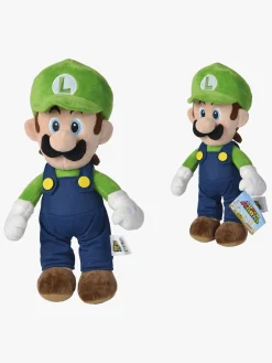 Dukker & Bamser-SuperMario Nintento Luigi Plysfigur 30 cm Flerfarvet