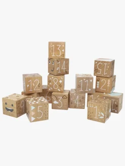 Trælegetøj-NordicPlay Nordic Play Træklodser 16 Stk., Natur