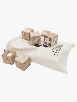 Trælegetøj-NordicPlay Nordic Play Træklodser 16 Stk., Natur