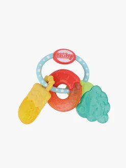 Babylegetøj-Nuby Icy Bite Sweets Bidering, Yellow/Turqoise/Red