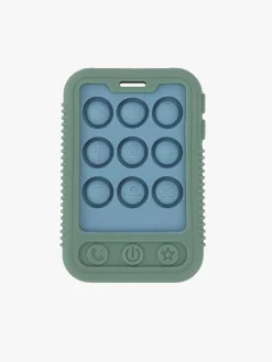 Babylegetøj-Nuby Phone Popper Bidelegetøj, Grøn/Blå Grøn/Blå