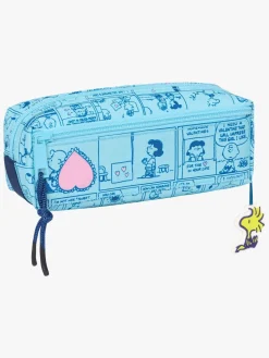 Kreativt Legetøj-Snoopy Nuser Penalhus med 3 Rum Love, Lyseblå