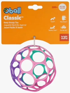 Babylegetøj-Oball Classic Bold, Lyserød/Lilla Lyserød/Lilla