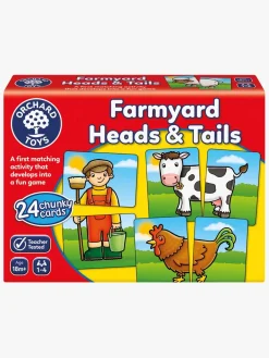 Spil & Puslespil-OrchardToys Orchard Toys Puslespil Head and Tail on the Farm 24 Brikker