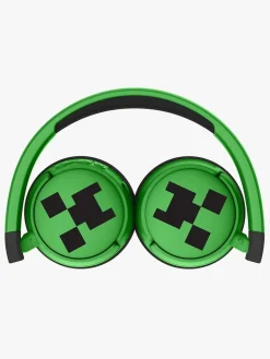 Elektronik & Media-OTLTechnologies OTL Minecraft On-Ear Høretelefoner 85/95dB Grøn/Sort