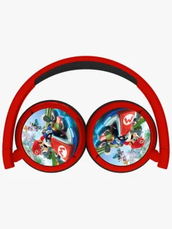 Elektronik & Media-OTLTechnologies OTL  On-Ear Super Mario Høretelefoner Junior 85/95dB Rød/Sort