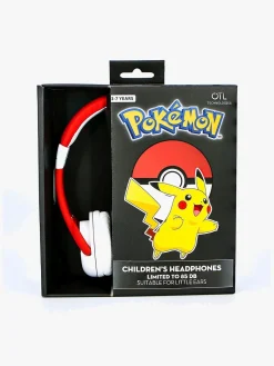 Elektronik & Media-OTLTechnologies OTL Pokémon Junior On-Ear 85Db Høretelefoner Pokeball Rød