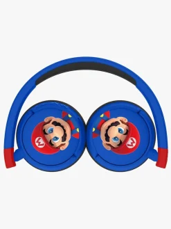 Elektronik & Media-OTLTechnologies OTL Super Mario On-Ear Høretelefoner 85/95dB Blå