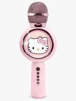 Musikinstrumenter|Elektronik & Media-OTLTechnologies OTL Technologies Hello Kitty Karaokemikrofon PopSing med LED Lyserød