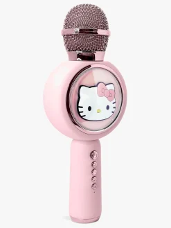Musikinstrumenter|Elektronik & Media-OTLTechnologies OTL Technologies Hello Kitty Karaokemikrofon PopSing med LED Lyserød