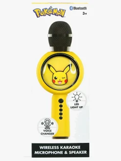 Musikinstrumenter|Elektronik & Media-OTLTechnologies OTL Technologies Pokemon Karaokemikrofon PopSing med LED Gul
