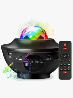 Elektronik & Media-PartyFunLights Højttaler Bluetooth Starlight