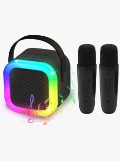 Elektronik & Media-PartyFunLights Karaokemaskine Mini Bluetooth