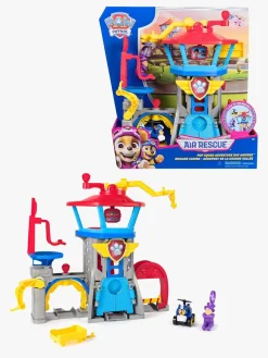 Legetøjsfigurer-PawPatrol Paw Patrol Air Rescue Pup Squad Airport Legesæt