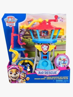 Legetøjsfigurer-PawPatrol Paw Patrol Air Rescue Pup Squad Airport Legesæt