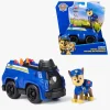 Legetøjsfigurer-PawPatrol Paw Patrol Basic Transportmiddel Chase 2.0