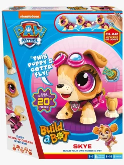 Interaktivt Legetøj-PawPatrol Paw Patrol Build A Bot Interaktiv Hund Skye Lyserød/Flerfarvet