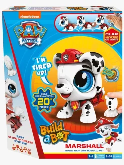 Interaktivt Legetøj-PawPatrol Paw Patrol Build A Bot Interaktiv Hund Marshall Flerfarvet