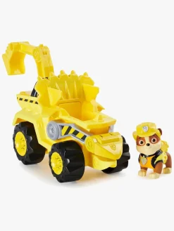 Legetøjsfigurer-PawPatrol Paw Patrol Dino Deluxe Transportmiddel Rubble Flerfarvet