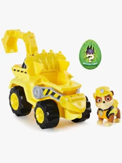 Legetøjsfigurer-PawPatrol Paw Patrol Dino Deluxe Transportmiddel Rubble Flerfarvet