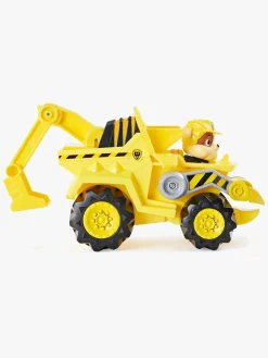 Legetøjsfigurer-PawPatrol Paw Patrol Dino Deluxe Transportmiddel Rubble Flerfarvet
