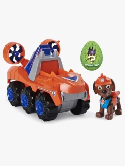 Legetøjsfigurer-PawPatrol Paw Patrol Dino Deluxe Transportmiddel Zuma Flerfarvet