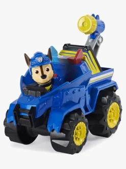 Legetøjsfigurer-PawPatrol Paw Patrol Dino Rescue Køretøj  m. Figur Chase Blå/Gul
