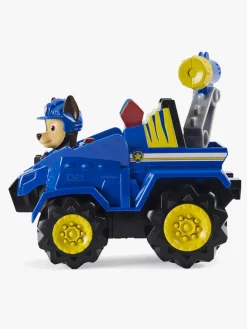 Legetøjsfigurer-PawPatrol Paw Patrol Dino Rescue Køretøj  m. Figur Chase Blå/Gul