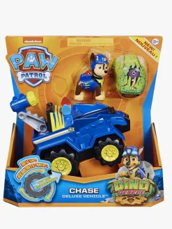 Legetøjsfigurer-PawPatrol Paw Patrol Dino Rescue Køretøj  m. Figur Chase Blå/Gul