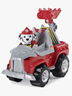 Legetøjsfigurer-PawPatrol Paw Patrol Dino Rescue Køretøj  m. Figur Marshall Rød/Grå