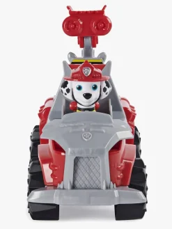 Legetøjsfigurer-PawPatrol Paw Patrol Dino Rescue Køretøj  m. Figur Marshall Rød/Grå