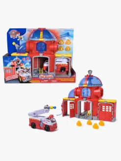 Legetøjsfigurer-PawPatrol Paw Patrol Fire Rescue Brandstation Legesæt
