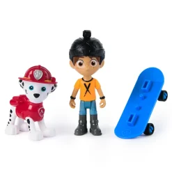 Legetøjsfigurer-PawPatrol Paw Patrol Hero Pup Sæt Daring Danny og Marshall