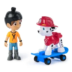 Legetøjsfigurer-PawPatrol Paw Patrol Hero Pup Sæt Daring Danny og Marshall
