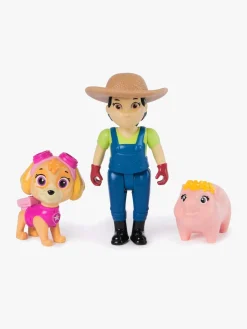 Legetøjsfigurer-PawPatrol Paw Patrol Hero Pup Sæt Farmer Yumi og Skye