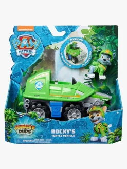Legetøjsfigurer-PawPatrol Paw Patrol Jungle Pups Rocky's Skildpaddekøretøj