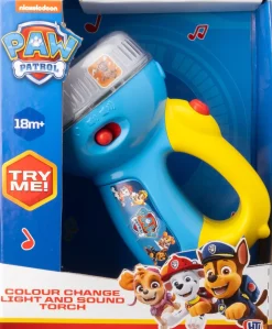 Eksperimenter & Videnskab-PawPatrol Paw Patrol Lommelygte med Lyd