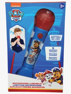 Musikinstrumenter|Elektronik & Media-PawPatrol Paw Patrol Mikrofon m. Lyd & Lys