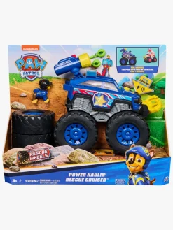 Legetøjsfigurer-PawPatrol Paw Patrol Rescue Wheels Power Haulin' Cruiser Transportmiddel Chase