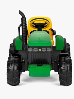 Elbiler & -Køretøjer-PegPerego Peg Perego John Deere Heavy Duty Fjernstyret Terrænkøretøj med Anhænger
