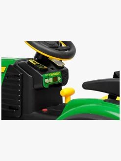 Elbiler & -Køretøjer-PegPerego Peg Perego John Deere Heavy Duty Fjernstyret Terrænkøretøj med Anhænger