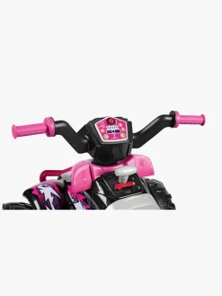 Elbiler & -Køretøjer-PegPerego PegPérego Corral T-Rex Firehjulet ATV 330W, Lyserød/Sort Lyserød