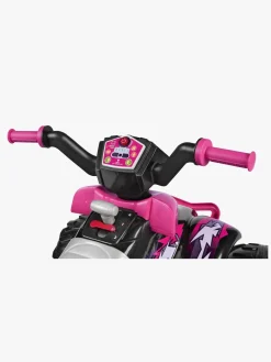 Elbiler & -Køretøjer-PegPerego PegPérego Corral T-Rex Firehjulet ATV 330W, Lyserød/Sort Lyserød