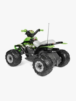 Elbiler & -Køretøjer-PegPerego PegPérego Corral T-Rex Firehjulet ATV 330W, Grøn/Sort Grøn/Sort