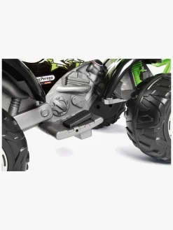 Elbiler & -Køretøjer-PegPerego PegPérego Corral T-Rex Firehjulet ATV 330W, Grøn/Sort Grøn/Sort